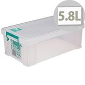 StoreStack 5.8 Litre Storage Box Clear W350xD190xH120mm RB90122 image