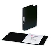 Rexel Black Budget A5 2-Ring Binders - Pack of 10, Durable Document Storage, Ref 13428BK image