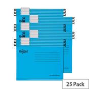 Rexel  Classic Suspension Files Foolscap Blue Pack of 25 2115590 image