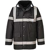 Portwest S433 Iona Lite Traffic Jacket Black Medium image