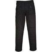 Portwest S887 Action Trousers Black Size 32 (Regular Fit) image