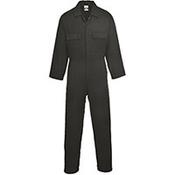 Portwest S998 Euro Cotton Boilersuit Black Medium (Regular Fit) image