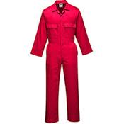Portwest S999 Euro Work Boilersuit Red Medium (Regular Fit)