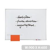 Franken Magnetic Whiteboard ValueLine 900x600mm Lacquered Steel White SC3102