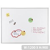 Franken ECO Enameled Magnetic Whiteboard 1200 x 900mm White SC4203