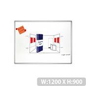 Franken PRO Enameled Magnetic Whiteboard 900x1200mm White SC820