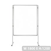 Franken PRO Magnetic Whiteboard H1200 x W1800mm Double Sided Aluminium Frame SCD8105 