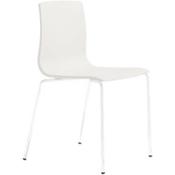 Alice Linen Coated Leg Outdoor Stacking Chair Linen White