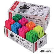 Stabilo Boss Highlighter Pens Retail Assorted Colours Pack of 48 image