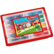 Stabilo Power Felt Tip Pens Class Pack with Gratnell Tray Assorted Pack of 144 F028144N image