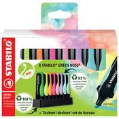 Stabilo Green Boss Desk Set Highlighter Assorted Pack of 8 6070/08-5 image