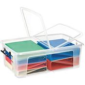 Strata Smart Box 50L - Transparent Boxes with Secure Folding Lids image
