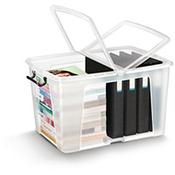 Smart Storemaster Box 65 Litre With Folding Lid And Clip Handles image