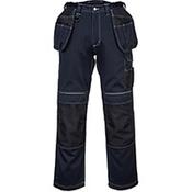 Portwest T602 PW3 Holster Work Trousers Navy &amp; Black Size 32 (Short Fit) image