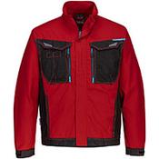 Portwest T703 WX3 Work Jacket Deep Red Size M Regular Fit image