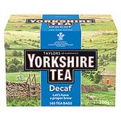 Yorkshire Tea Bags 160 Decaff 1114 YT image