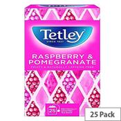 Tetley Raspberry and Pomegranate Tea Bags (Pack of 25) 1580A image