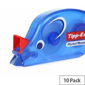 Tipp-Ex Pocket Mouse Corrector Retail Blister Packed Single 4.2mmx10m Pack 10 Ref 820790 image