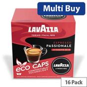 Lavazza Modo Mio PASSIONALE Compostable Coffee Capsules - Pack of 16 Pods - Eco Caps
