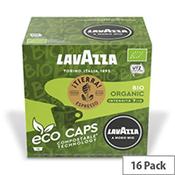 Lavazza Modo Mio TIERRA BIO Compostable Eco Coffee Capsules - Pack of 16 Pods, - Eco Caps Organic and Sustainable