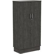 Grand Tall Cupboard With Lockable Doors W805xD420xH1615mm Harbour Oak image