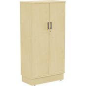 Grand Tall Cupboard With Lockable Doors W805xD420xH1615mm Maple image
