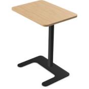 Gato Laptop Stand 550x400x670mm Black Frame &amp; Beech Top