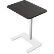 Gato Laptop Stand 550x400x670mm White Frame &amp; Harbour Oak Top