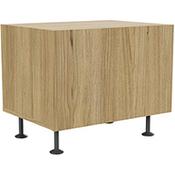 Soreno 1 Drawer Cabinet Natural Oak image