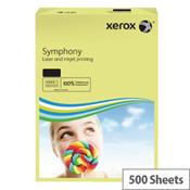 Xerox Symphony Pastel Tints Yellow A4 Paper 80gsm Ream of 500 003R93975  image