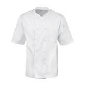 Chef Works Montreal Basic White Cool Vent Chef Jacket Polycotton - Size XL image