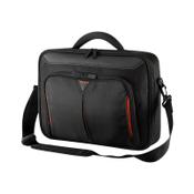 Targus Classic+ Clamshell Laptop Bag 14.1 Black Red - Re-enforced adjustable padded handle for extra comfort - functional design, quality &amp; durability image