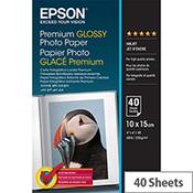 Epson Premium Glossy Photo Paper Glossy 100 x 150 mm 40 sheet(s) Photo Paper image