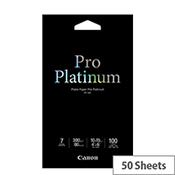 Canon Photo Paper Pro Platinum Glossy 101.6 x 152.4 mm 50 Sheet(s) Photo Paper image
