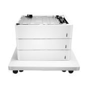 HP Paper Feeder and Stand - Media tray / feeder - 1650 sheets in 3 tray(s) - for Color LaserJet Enterprise M652, M653; LaserJet Enterprise Flow MFP M681, MFP M682