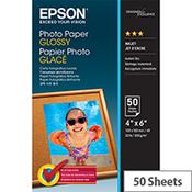 Epson - Glossy - 102 x 152 mm - 200 g/m² - 50 sheet(s) photo paper - for Expression Home HD XP-15000; Expression Photo HD XP-15000; WorkForce WF-7720 image