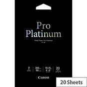Canon Photo Paper Pro Platinum - 100 x 150 mm - 300 g/m² - 20 sheet(s) photo paper - for PIXMA iP3600, MP240, MP480, MP620, MP980 image