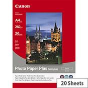 Canon Photo Paper Plus SG-201 Semi-glossy A4 (210 x 297 mm) 260 g/m² 20 Sheet(s) Photo Paper image