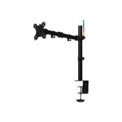 Kensington SmartFit Ergo Single Extended Monitor Arm - Desk mount for Monitor (adjustable arm) - black - screen size: up to 34" - desktop, C-clamp, grommet image