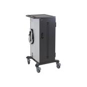 Ergotron YES35 - Cart (charge only) for 35 cellular phones / tablets / eBook readers - lockable - grey, white - screen size: up to 10"