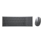 Dell Wireless Keyboard and Mouse KM7120W - Keyboard and mouse set - wireless - 2.4 GHz, Bluetooth 5.0 - UK - titan grey - for Latitude 3310 2-in-1; Precision Mobile Workstation 5750, 7750; XPS 15 9510 image