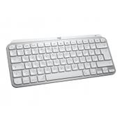 Logitech MX Keys Mini for Mac - Keyboard - backlit - Bluetooth - QWERTY - UK - pale grey - for Apple 10.2-inch iPad; 10.5-inch iPad Air; 10.9-inch iPad Air; iPhone 11, 12, 13, SE image