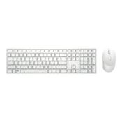 Dell Pro KM5221W - Keyboard and mouse set - wireless - 2.4 GHz - QWERTY - UK - white image