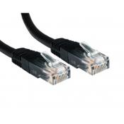 Cables Direct Cat6 2m networking cable Black U/UTP (UTP) image
