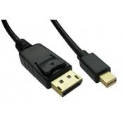 Cables Direct CDLMDP 1 m DisplayPort Mini DisplayPort Black image