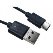 Cables Direct USB3C-941-2M USB 3.2 Gen 1 USB-C to USB-A Cable - 2m, Black, High-Speed Data Transfer image