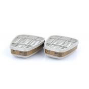 3M A1 Filter For Organic Gases And Vapours White 6051 (Pack of 8) image