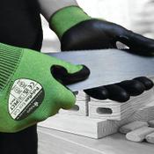 Eco Cut Nitrile Palm Coated Hydrophobic Treated 1 Pair Gloves Size 9 Green/Black (Pack of 10) PECT 9 image