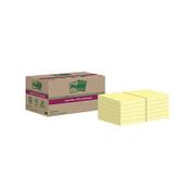 Post-it Super Sticky Recycled 47.6x47.6mm Yellow (Pack of 12) 622RSS12CY image