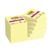 Post-it Super Sticky Notes 47.6x47.6 90 Sheets Canary Yellow 8+4 FREE (Pack of 12) 622-SSCY-P8+4